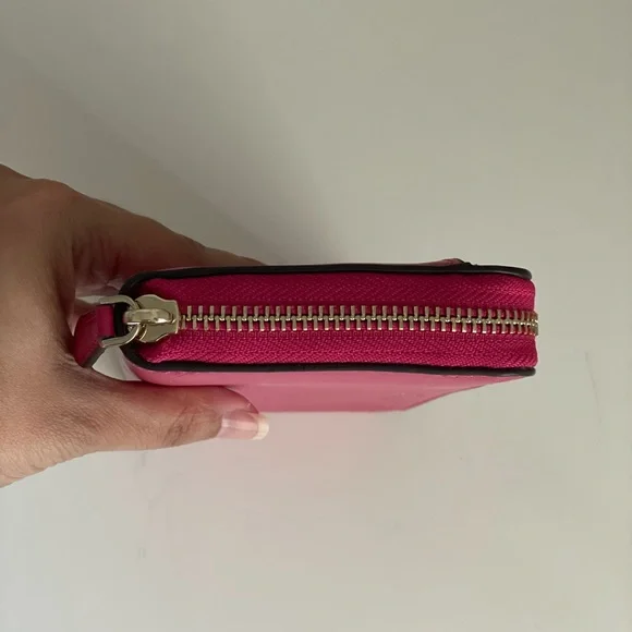 SOLD AUTHENTIC!!💎👜 Kate Spade Zip Around Wallet in Pink - Picture 6 of 12